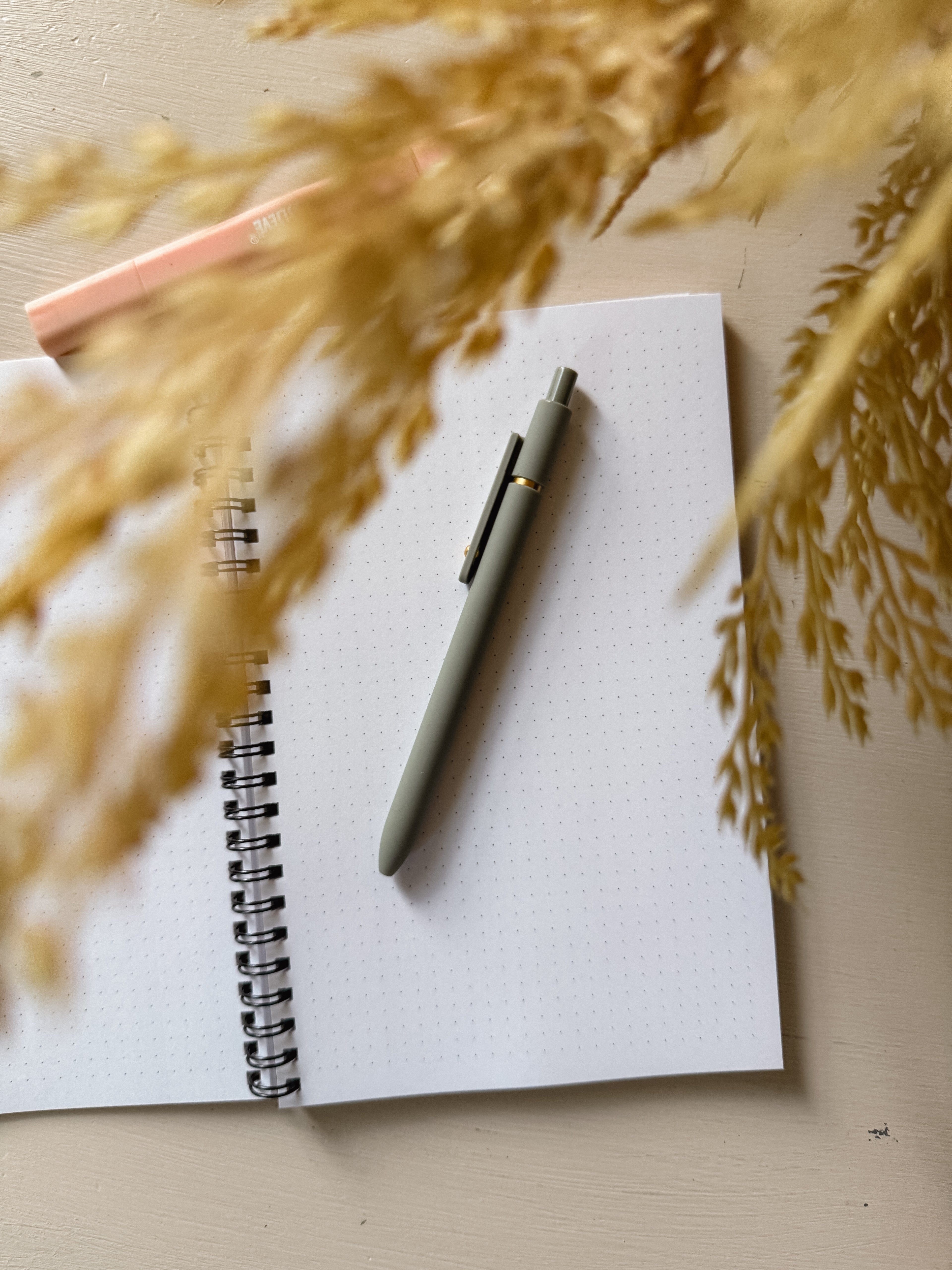 Cozy Autumn Bookshop Spiral notebook