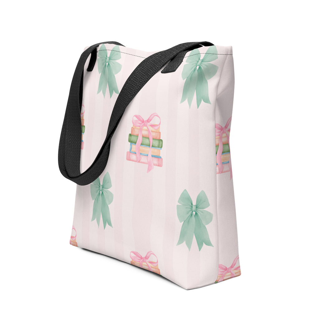 Books and Bows Tote bag