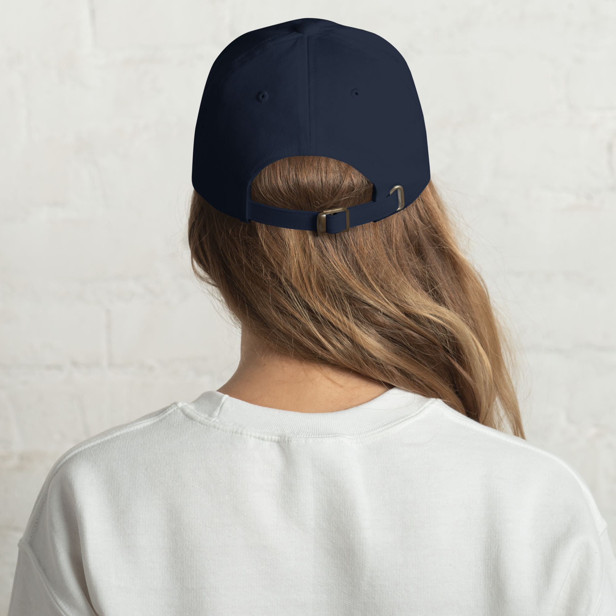 BOOKTROVERT Dad hat - Navy/Pink