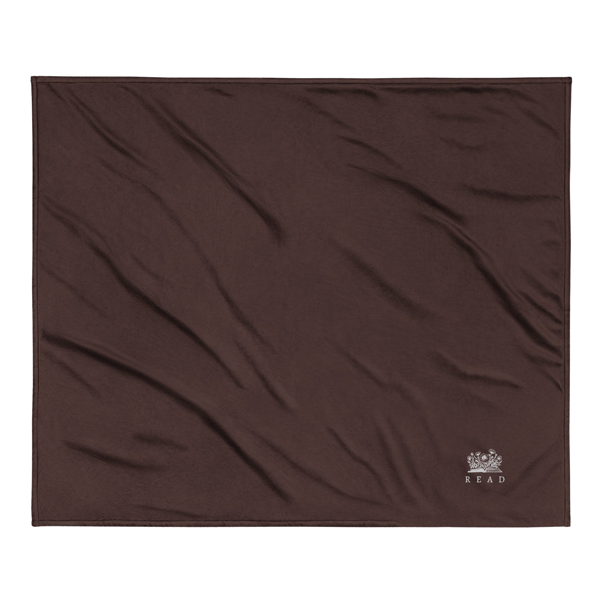 Floral READ Sherpa Blanket